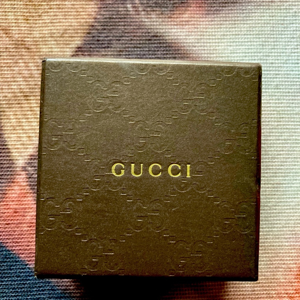 Authentic GUCCI Sterling Silver DOG TAG TAGS Necklace.